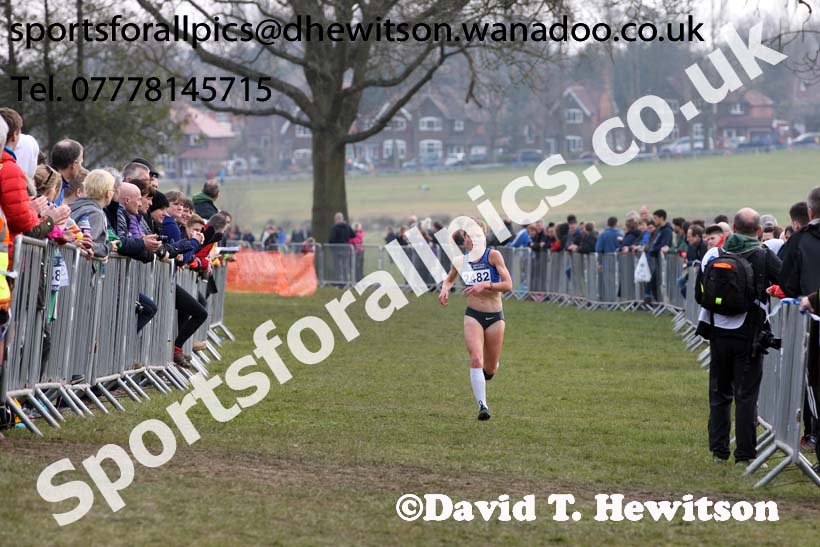 Womens under-20s 2016 Inter Counties Cross Country Champs. and Cross Challenge Final, Cofton Park, Birmingham. Photo: David T. Hewitson/Sports for All Pics